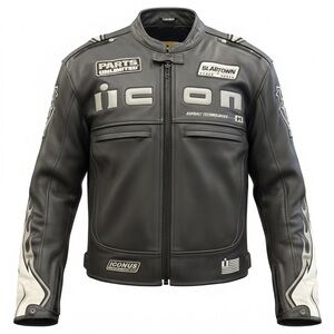 ICON Men's Black and White Performance Jacket